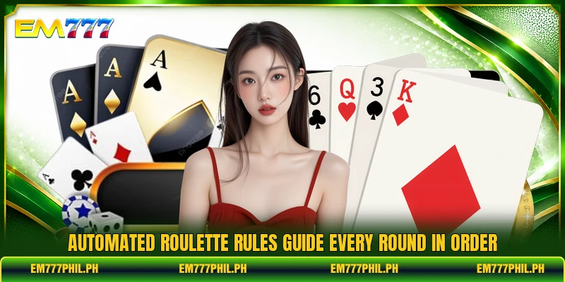 Automated roulette rules guide every round in order