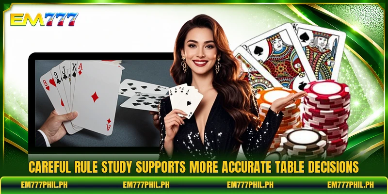 Careful rule study supports more accurate table decisions