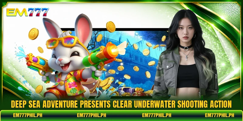 Deep Sea Adventure presents clear underwater shooting action