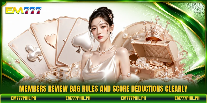 Members review bag rules and score deductions clearly