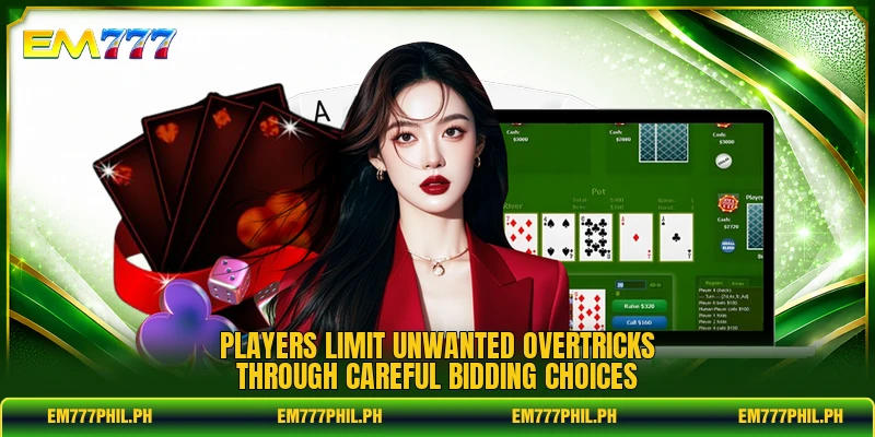 Players limit unwanted overtricks through careful bidding choices