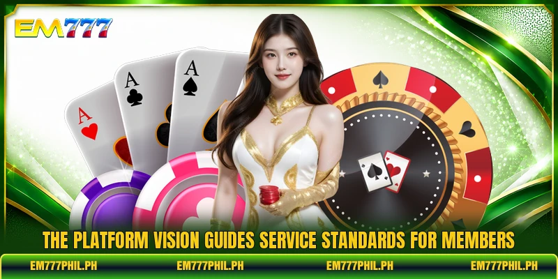 The platform vision guides service standards for members