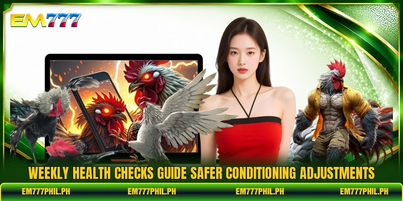 Weekly health checks guide safer conditioning adjustments